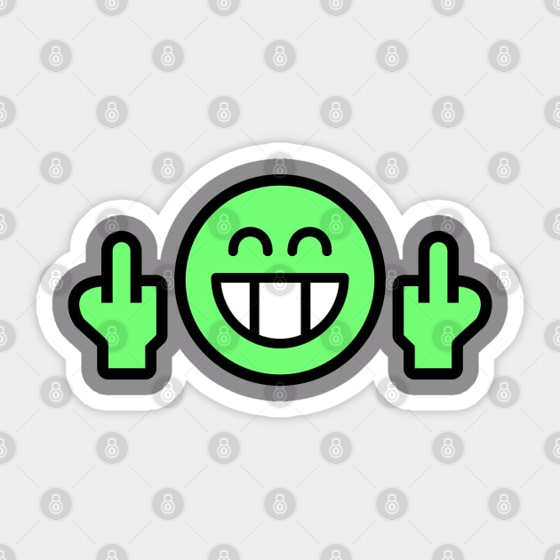 Smiley Emoji cheeky grin (3c) Sticker by GetTheCar